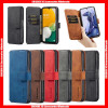  For iPhone DG.MING Retro Type Card Slots Magnetic Buckle Leather Case