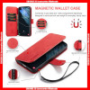 For Samsung A Series DG.MING Retro Type Card Slots Magnetic Buckle Leather Case