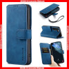 For Samsung A Series DG.MING Retro Type Card Slots Magnetic Buckle Leather Case