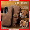 For HUAWEI & Google Series DG.MING  Luxury Upgrade Card Slots Magnetic Removable 2in1 Rivet Leather Case