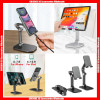 Three-stage Adjustable Aluminum Alloy Mobile Phone/Tablet holder, with retail package