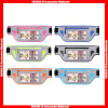 Luminous Strip Waterproof Zipper Waist Bag,Opp bag.