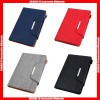 Universal Plain Color Magnetic Buckle Card Slots Folding Leather Wallet Case