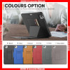 Multi-Angles Folding Leather Case with Pen Slot