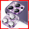 Inlaid Diamond Tough Armor Alloy Lens Tempered Glass + Frame,With Retail Package