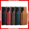 For Samsung S&N Series DG. Ming M1 Leather Back Case with Magnetic Adsorbing Removable 3 Fold Wallet