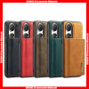 For HUAWEI & Google & Oneplus DG. Ming M1 Leather Back Case with Magnetic Adsorbing Removable 3 Fold Wallet