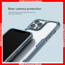 For iPhone Nillkin Nature Pro Series TPU Magnetic Case Thin Transparent Shockproof Soft Back Cover , with retail package