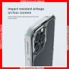 For iPhone Nillkin Nature Pro Series TPU Magnetic Case Thin Transparent Shockproof Soft Back Cover , with retail package