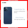 For iPhone 11 - 12 Mini K-DOO Air Skin 0.3mm Thickness Mash Hard PC Case,  with retail package