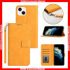 For Samsung A Pure Color Card Slots Magnetic Square Buckle Leather Wallet Case with Hand Strap